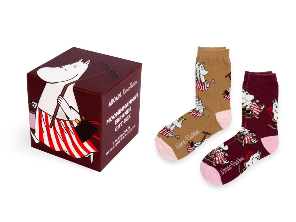 Moomin - Gjafabox Sokkar 36-42 2stk Múmínmamma