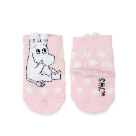 Moomin Ungbarnasokkar Fluffy Pink