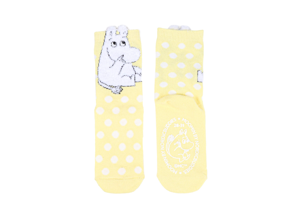 Moomin - Barnasokkar Fluffy Moomin Yellow