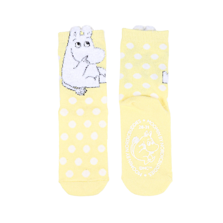 Moomin - Barnasokkar Fluffy Moomin Yellow