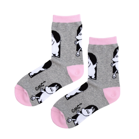 Múmínsokkar 36-42 Moomin80 Grey/Pink