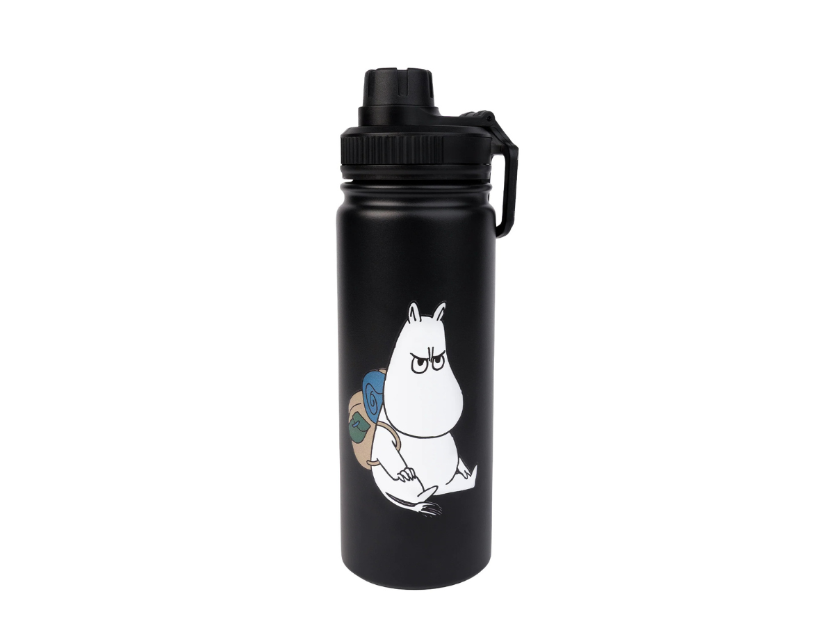 Nordicbuddies - Moomin Vatnsbrúsi Múmínsnáði Black