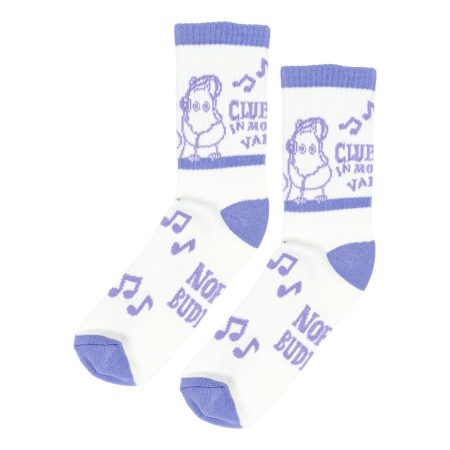 Múmínsokkar 36-42 Sport Music White/Light Purple