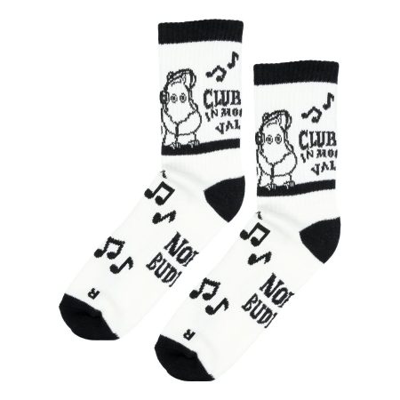 Múmínsokkar 36-42 Sport Music White/Black