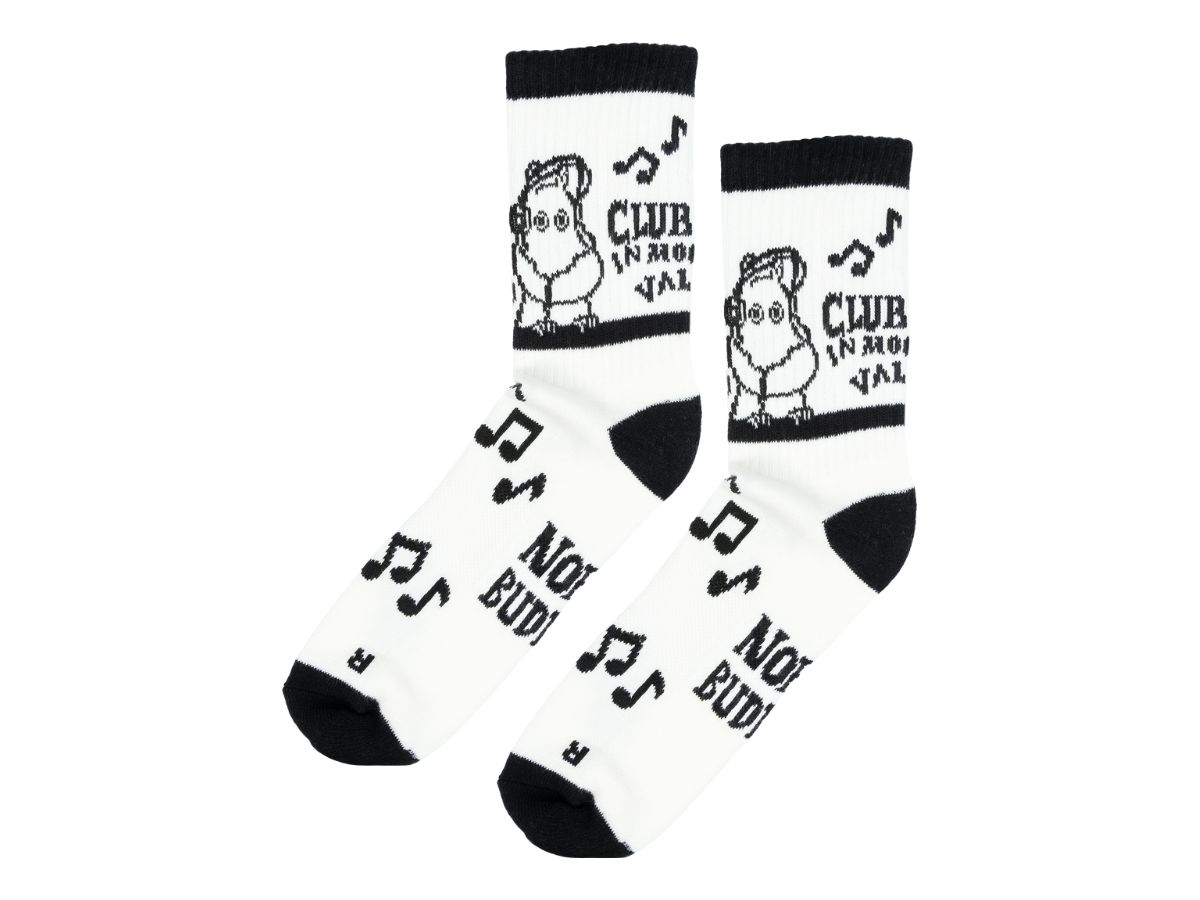 Múmínsokkar 36-42 Sport Music White/Black