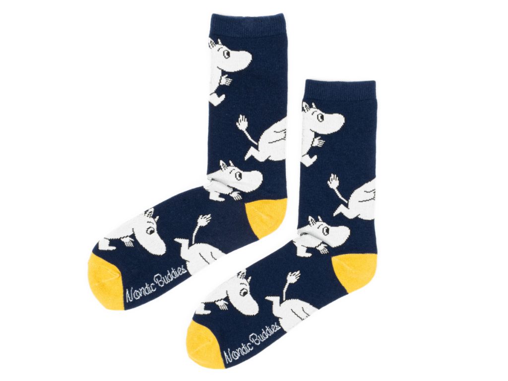 Múmínsokkar 40-45 Múmínsnáði Navy/Yellow