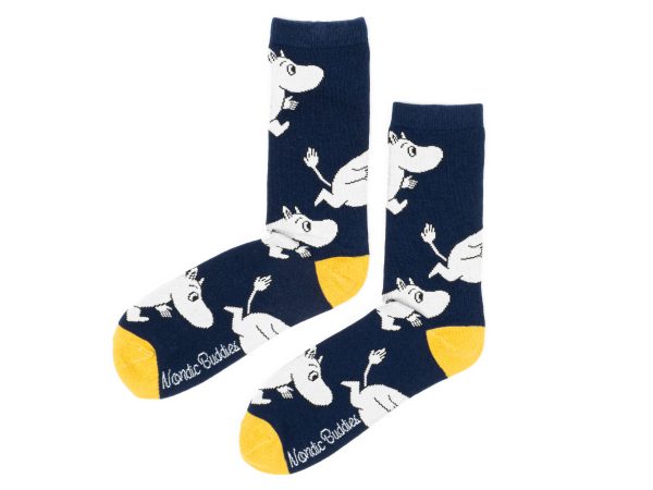 Múmínsokkar 40-45 Múmínsnáði Navy/Yellow