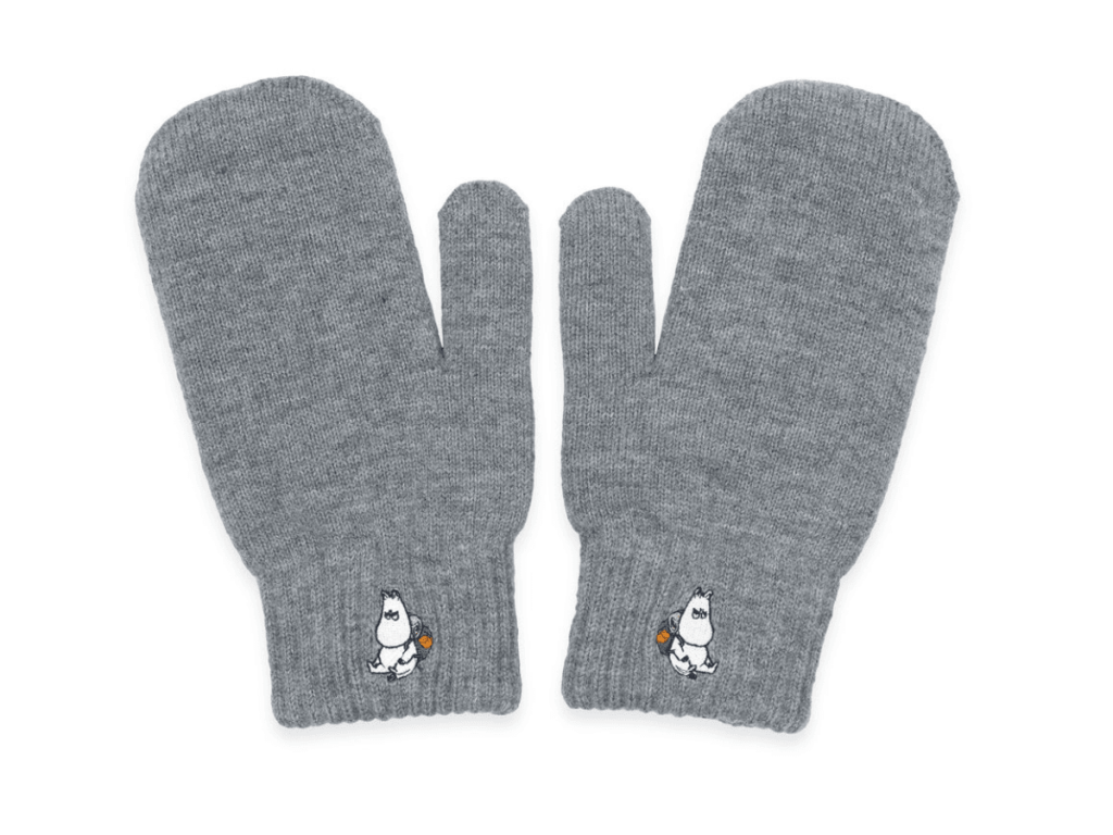 Nordicbuddies - Vettlingar Moomintroll Adventure Grey