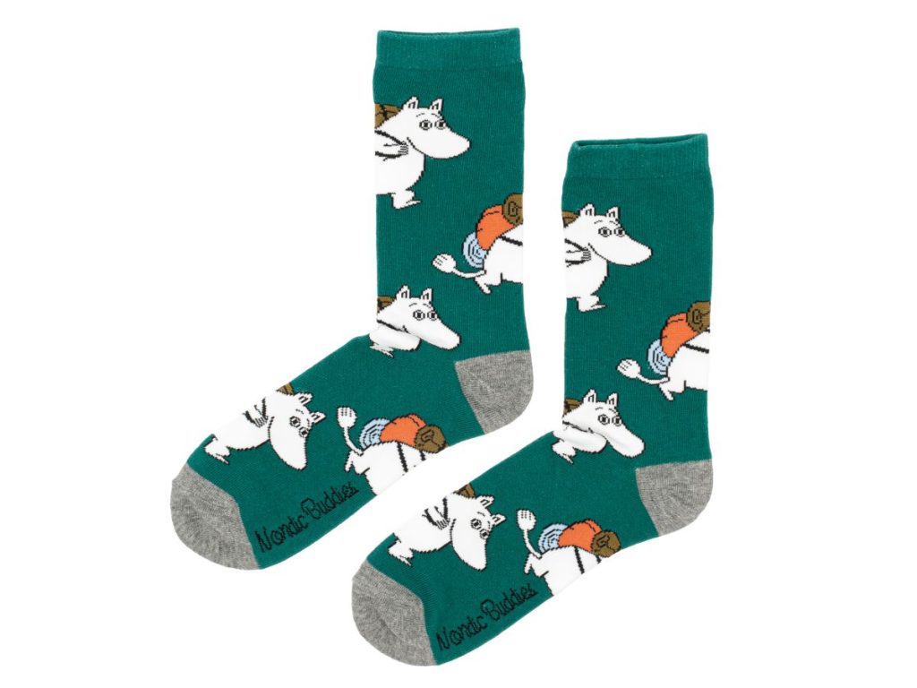 Múmínsokkar 40-45 Moomintroll Green