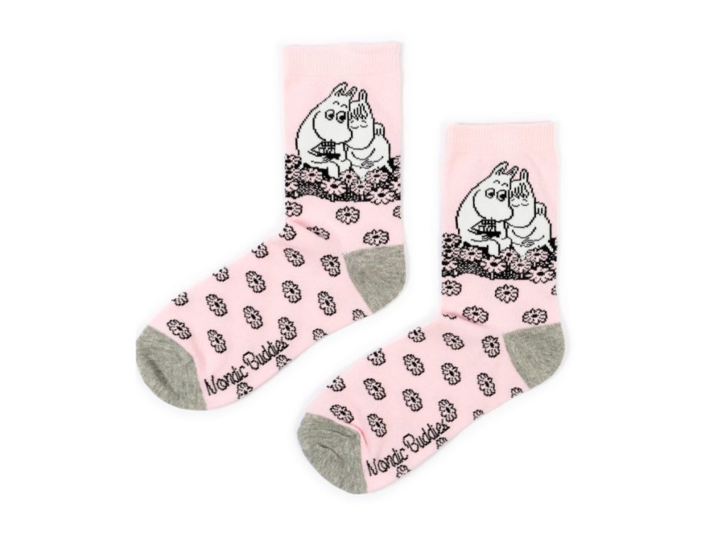 Múmínsokkar 36-42 Love Pink