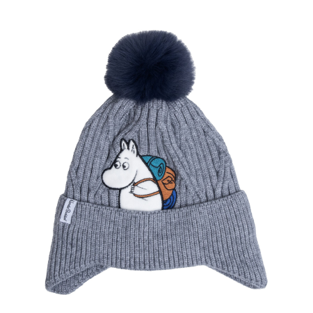Nordicbuddies - Barnahúfa Moomintroll Adventure Grey