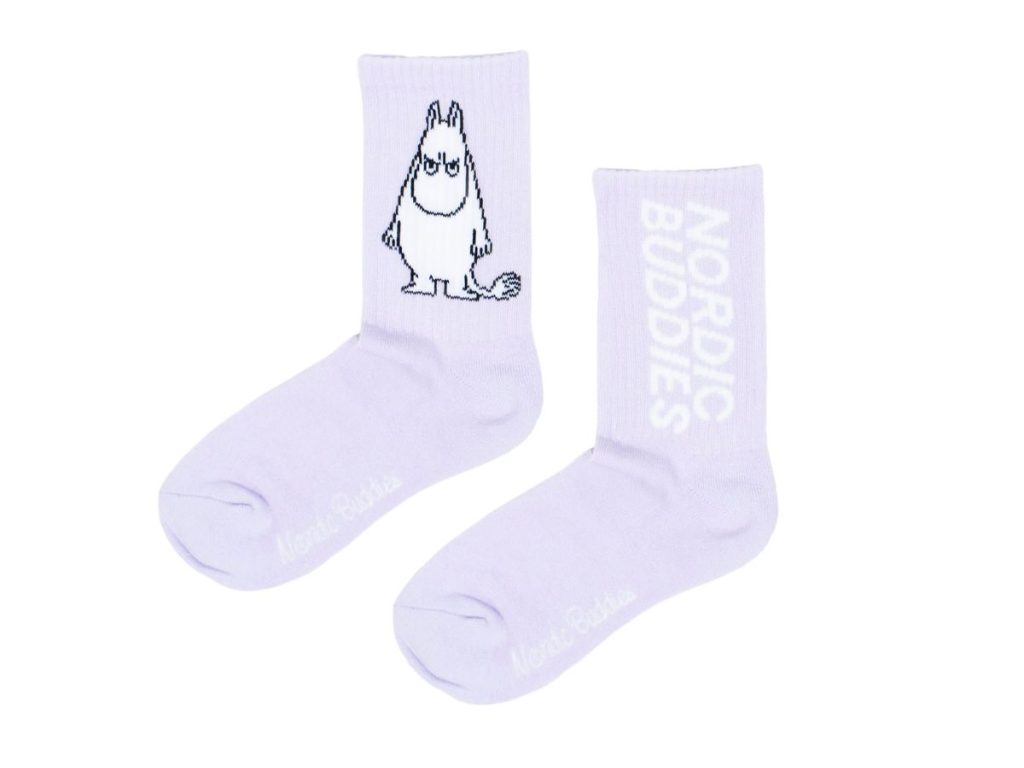 Múmínsokkar 36-42 Retro Troll Light Purple