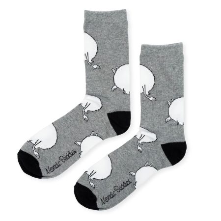 Múmínsokkar 40-45 Moomintroll Butt Grey