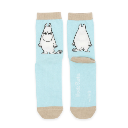 Múmínsokkar 36-42 Moomin Grumpy Turkís/L.Brown
