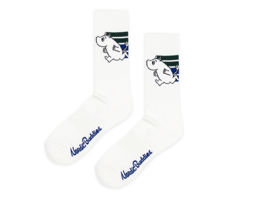 Múmínsokkar 40-45 Moomin Active White/Blue