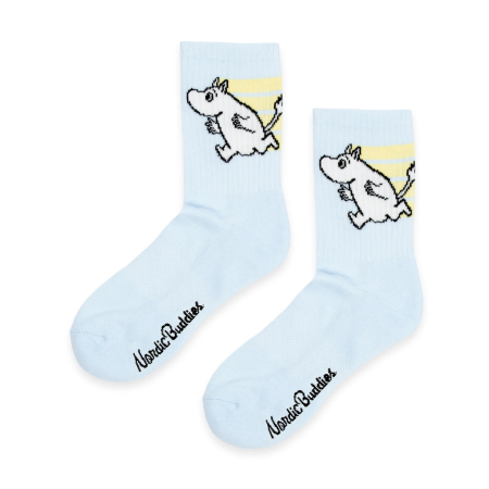 Múmínsokkar 36-42 Moomin Active L.Blue/L.Yellow