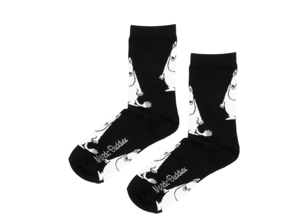 Múmínsokkar 40-45 Moomintroll Grumpy Black