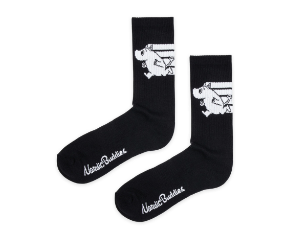 Múmínsokkar 36-42 Moomin Active Black/White