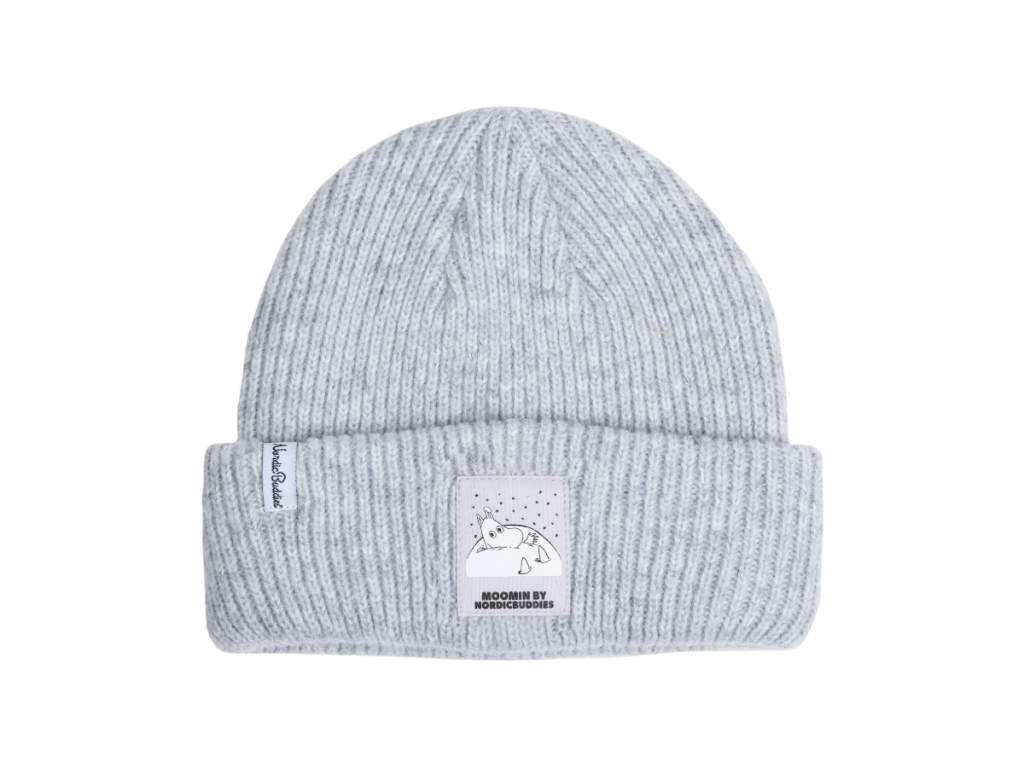 Nordicbuddies - Barnahúfa Moomintroll Grey