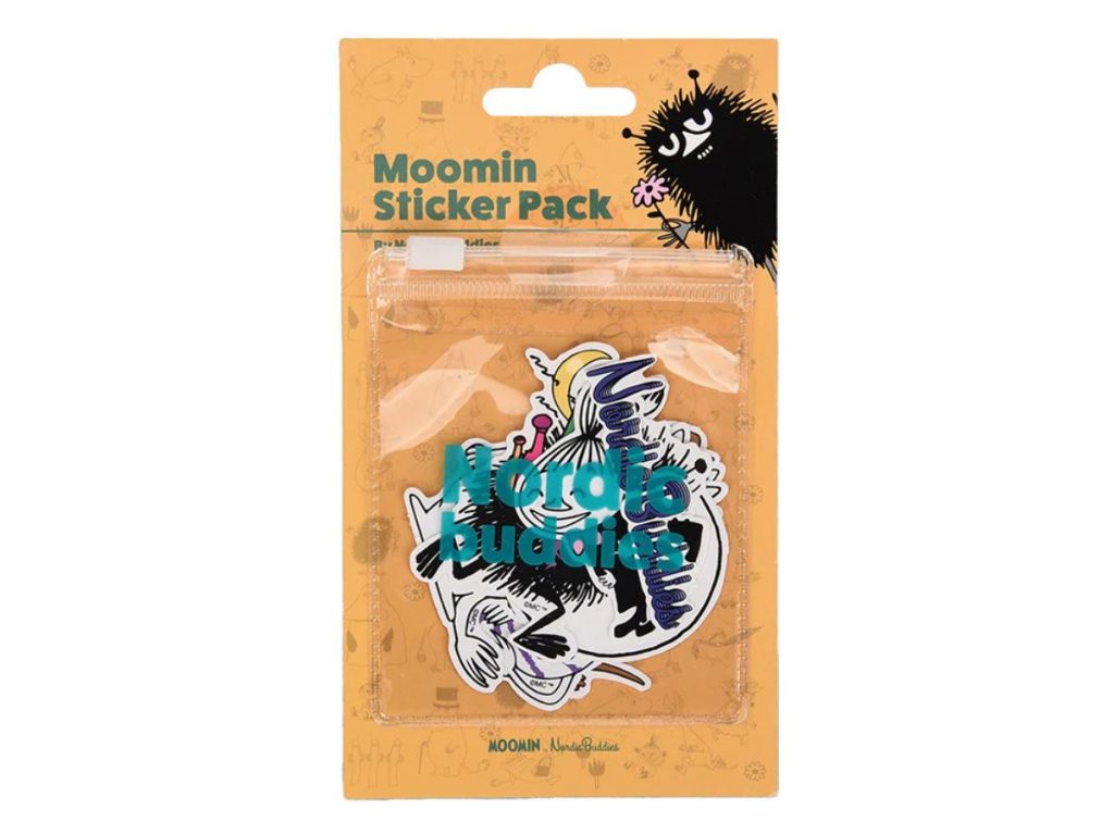 Nordicbuddies - Límmiðar 6stk Moomin Characters