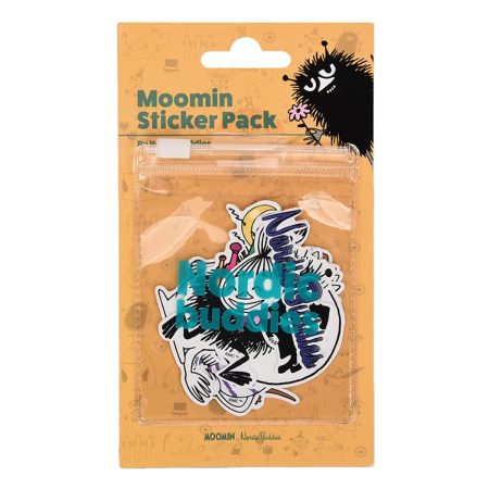 Nordicbuddies - Límmiðar 6stk Moomin Characters