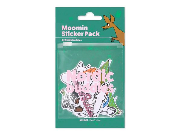 Nordicbuddies – Límmiðar 6stk Moomin Adventure
