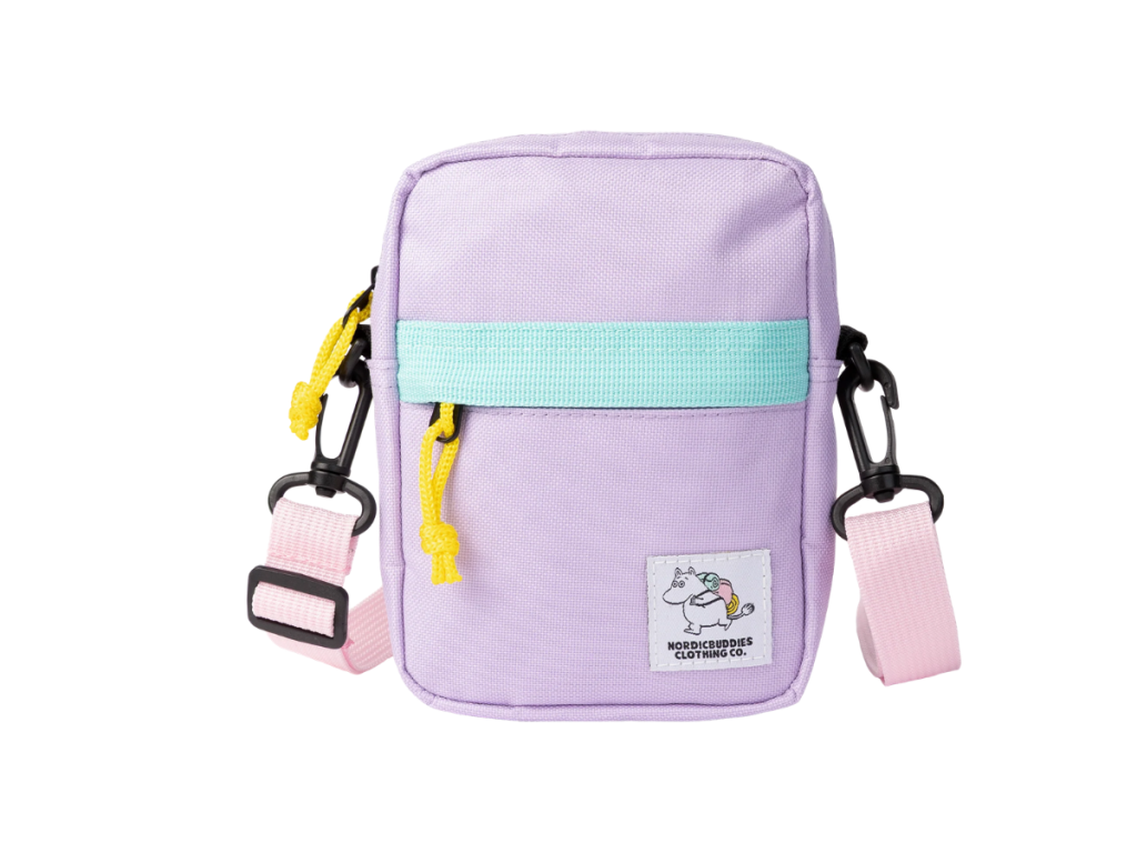 Nordicbuddies - Hliðartaska Purple/Green