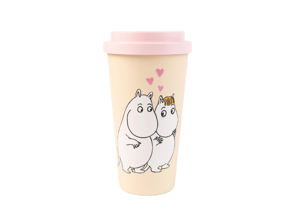 Nordicbuddies - Moomin Ferðamál Love Bege/Pink