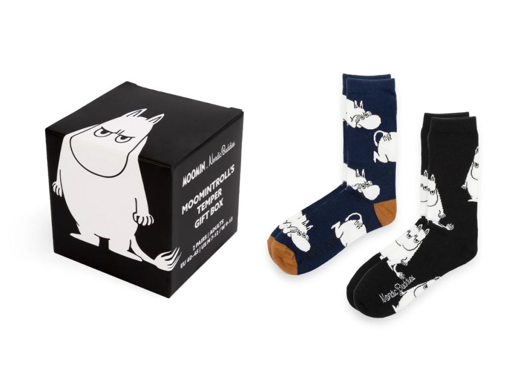 Moomin - Gjafabox Sokkar 40-45 2stk Múmínsnáði