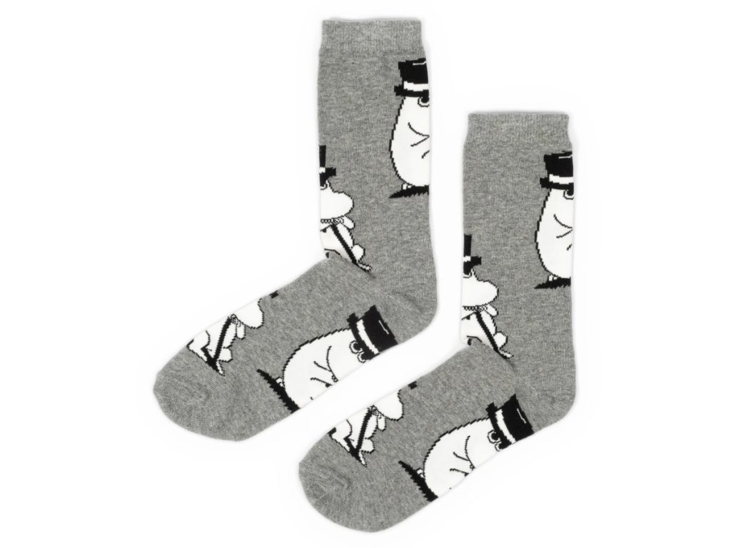 Múmínsokkar 40-45 Moominpabba Grey