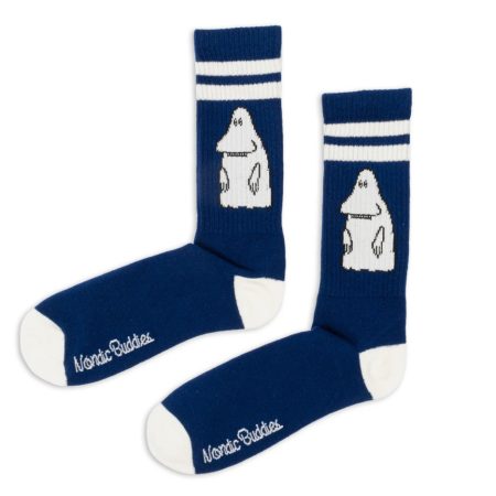 Múmínsokkar 40-45 Retro Morrinn Blue/White