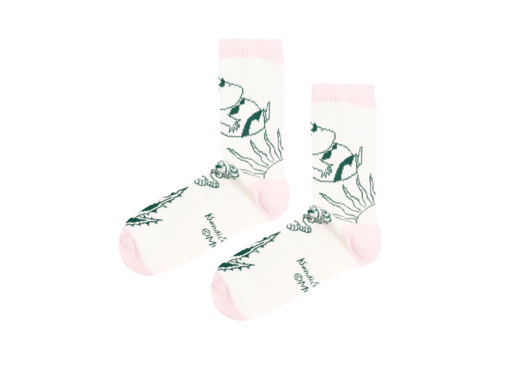 Moomin - Sokkar 36-42 Retro Snorkmaiden White/Pink
