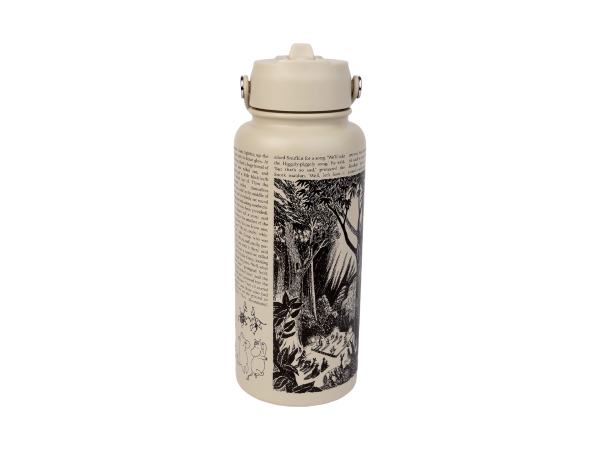 Moomin – Vatnsbrúsi m/Röri Stál Forest Beige