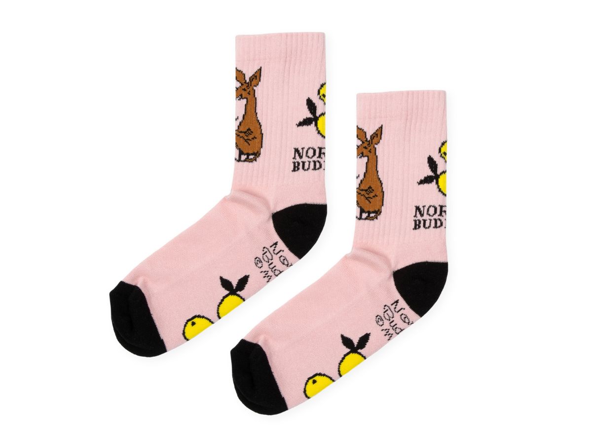 Múmínsokkar 36-42 Retro Sniff Peach/Black