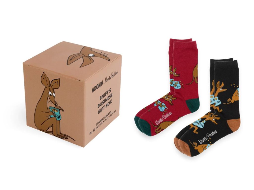 Moomin - Gjafabox Sokkar 40-45 2stk Snabbi