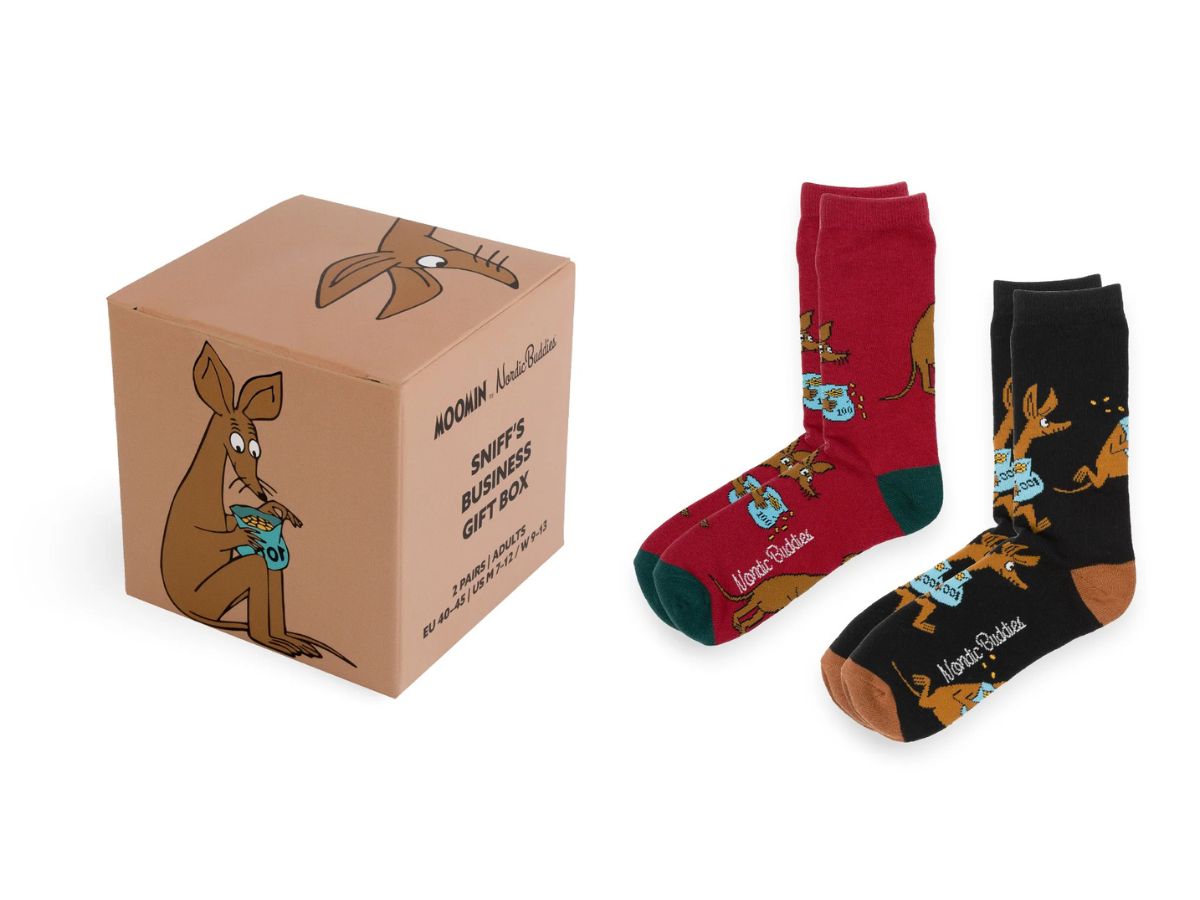 Moomin - Gjafabox Sokkar 40-45 2stk Snabbi