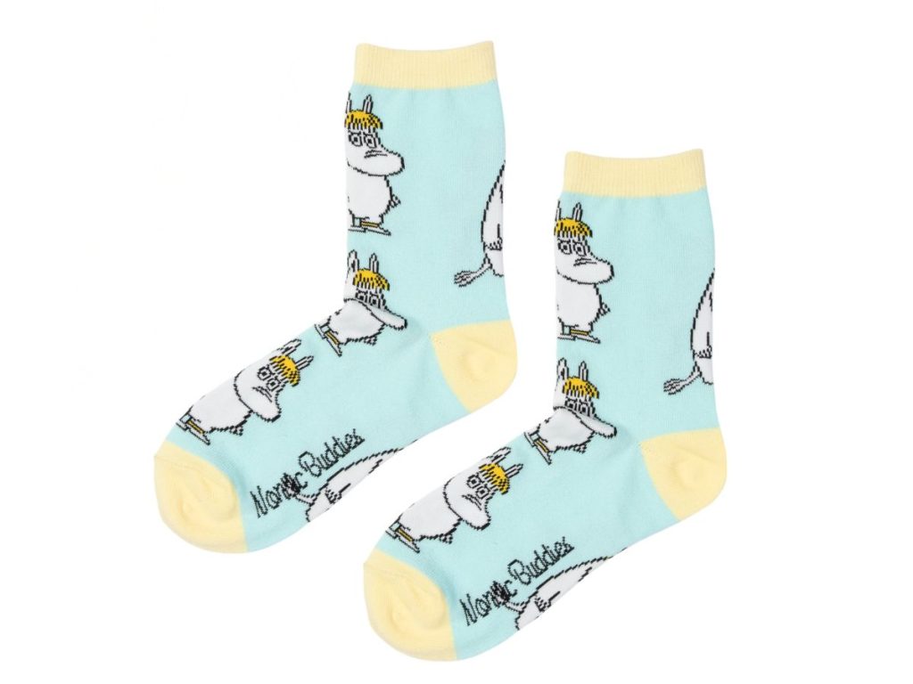 Múmínsokkar 36-42 Snorkmaiden Light Blue/Yellow