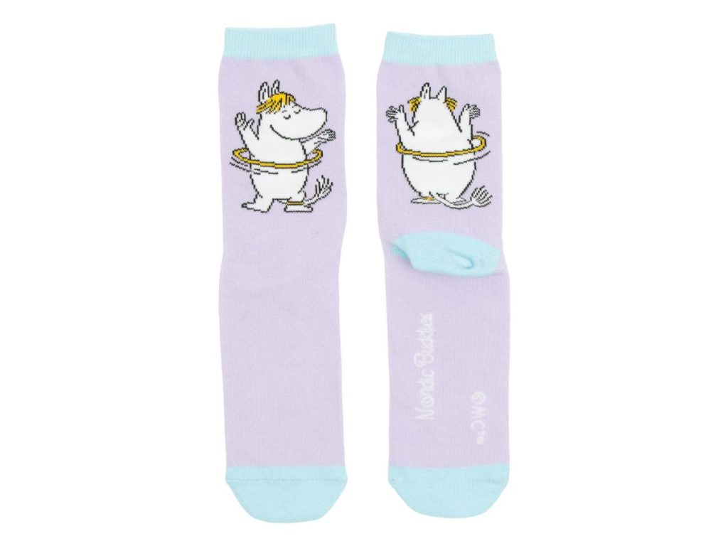 Múmínsokkar 36-42 Snorkmaiden Light Purple/Light Blue