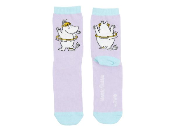 Múmínsokkar 36-42 Snorkmaiden Light Purple/Light Blue