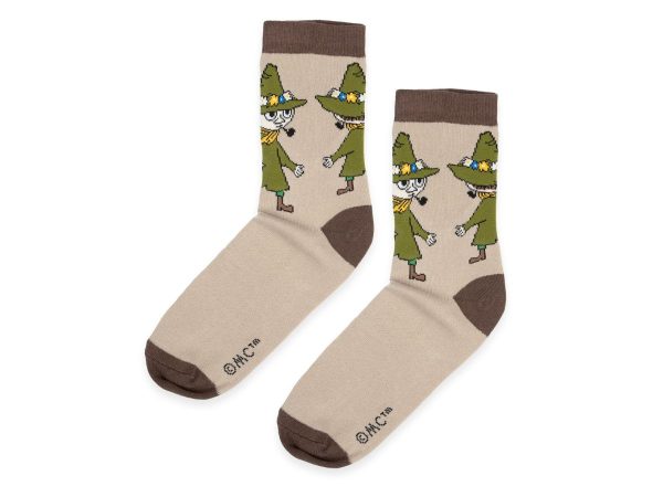 Múmínsokkar 36-42 Snufkin Brown