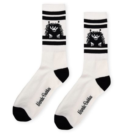 Múmínsokkar 40-45 Retro Pjakkur White/Black