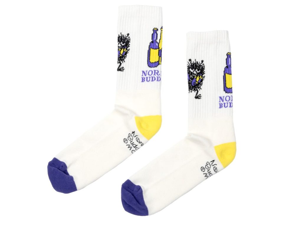 Múmínsokkar 40-45 Retro Stinky White/Blue