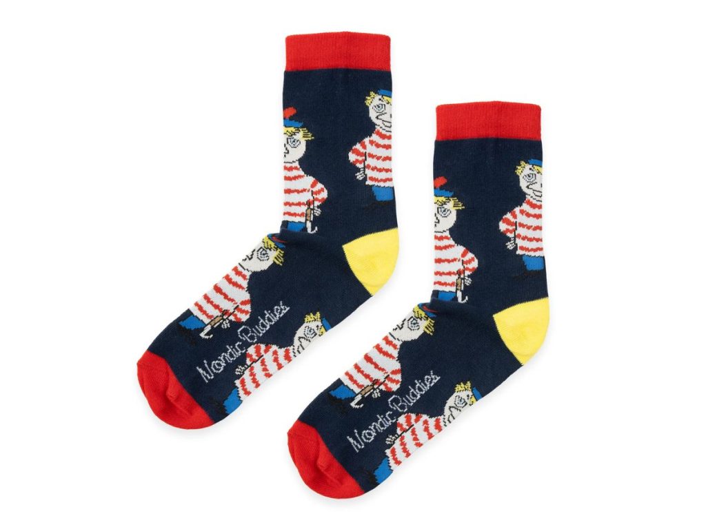 Múmínsokkar 36-42 Tooticky Navy/Red
