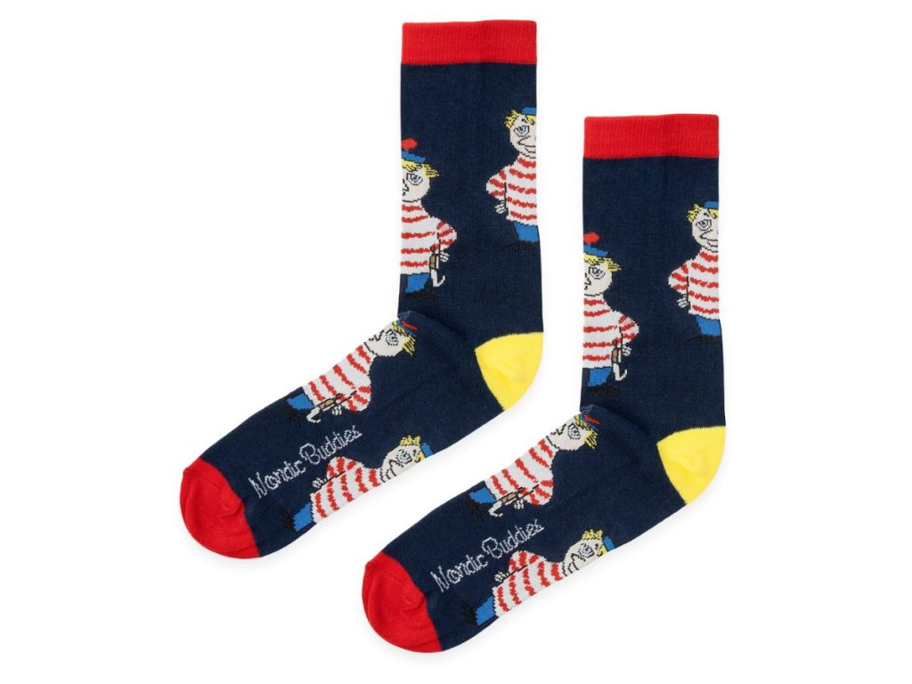 Múmínsokkar 40-45 Too-Ticky Navy/Red