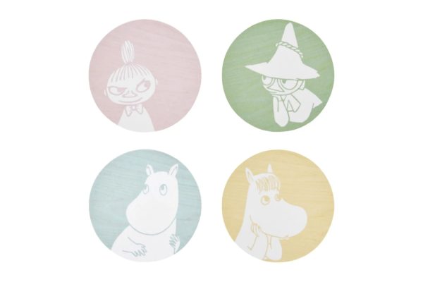 Moomin by Muurla – Glasamottur 4stk