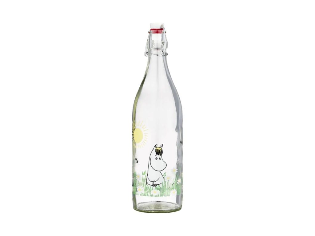 Moomin by Muurla - Glerflaska 1l Meadow