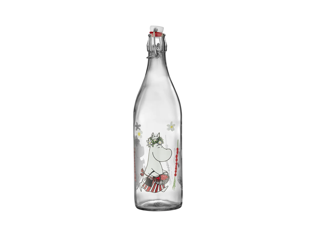Moomin by Muurla - Glerflaska 1l Stawberries - Image 3
