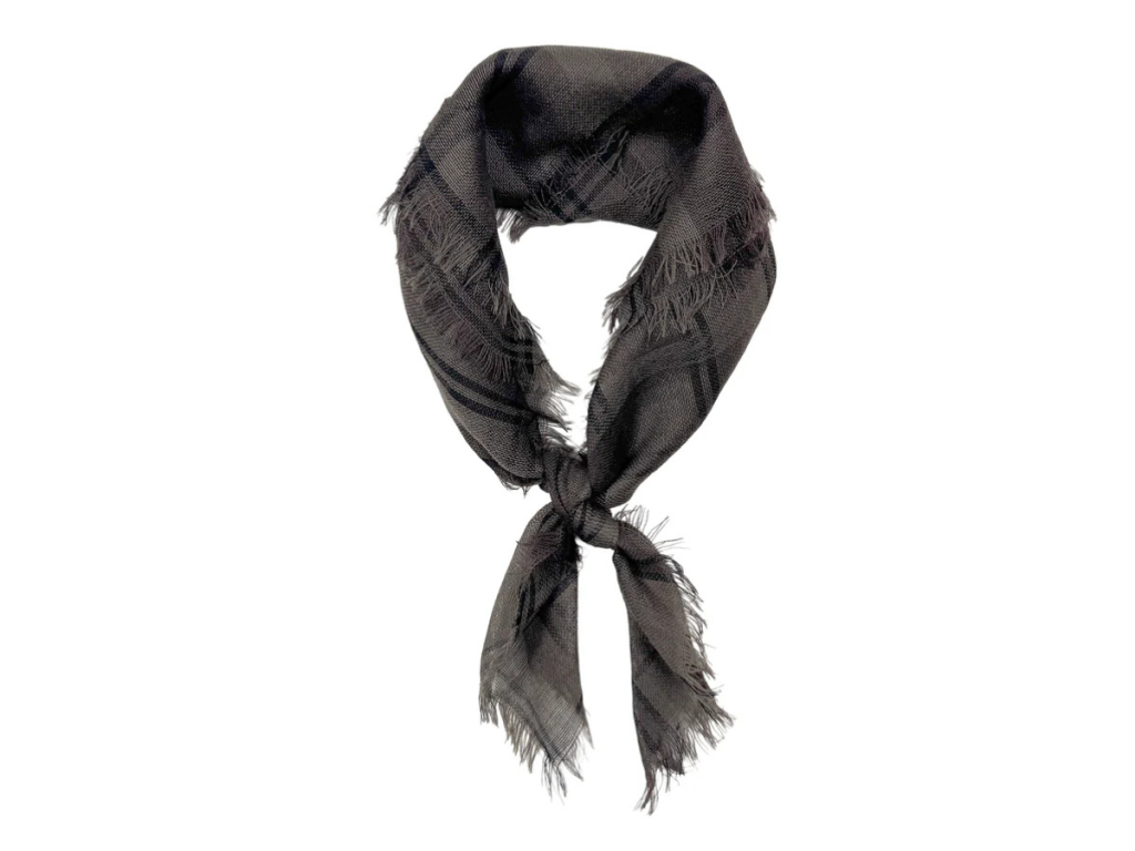 Farmers Market - Krossnes Ullarklútur Olive Plaid