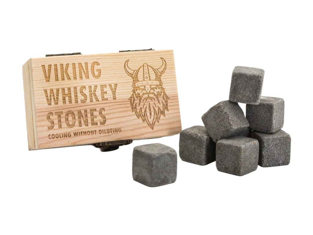 Viskísteinar Viðarbox