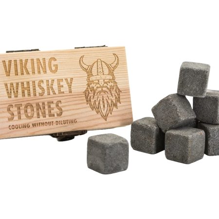 Viskísteinar Viðarbox
